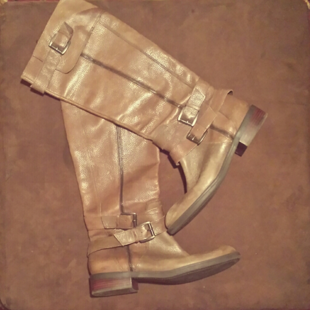 Light-brown "Saylem" Riding Boots
